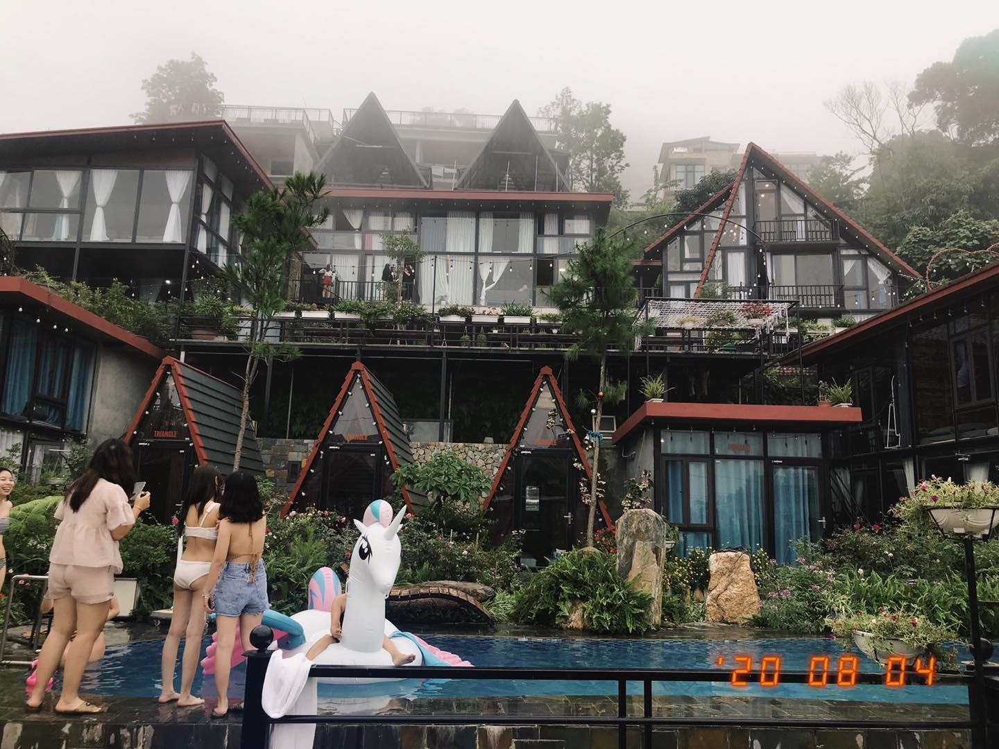 Khung cảnh Bách Xanh House